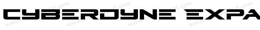 Cyberdyne Expanded Italic Expanded字体转换